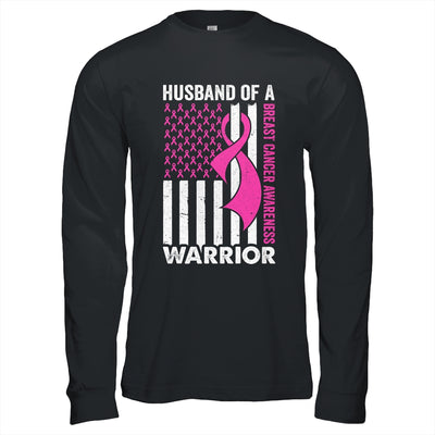 Husband Of A Warrior Breast Cancer Awareness Support Squad Shirt & Hoodie | teecentury