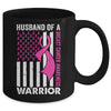 Husband Of A Warrior Breast Cancer Awareness Support Squad Mug | teecentury