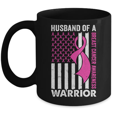 Husband Of A Warrior Breast Cancer Awareness Support Squad Mug | teecentury