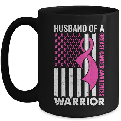 Husband Of A Warrior Breast Cancer Awareness Support Squad Mug | teecentury