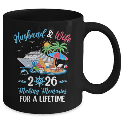Husband & Wife 2026 Making Memories Cruise Matching Couple Mug | teecentury