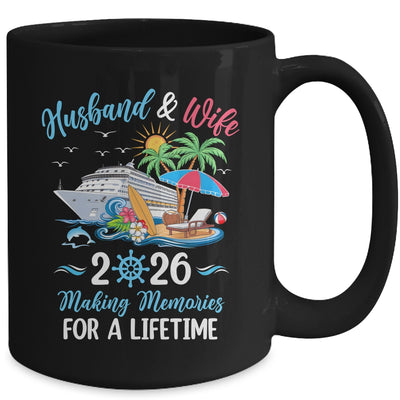 Husband & Wife 2026 Making Memories Cruise Matching Couple Mug | teecentury
