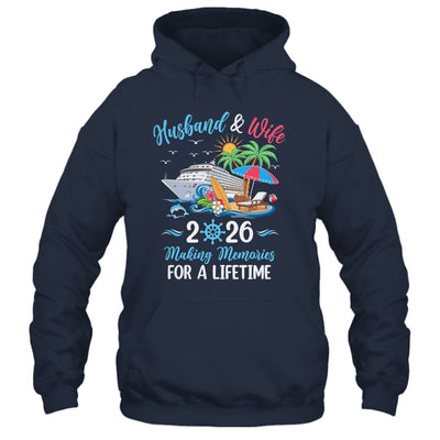 Husband & Wife 2026 Making Memories Cruise Matching Couple Shirt & Tank Top | teecentury