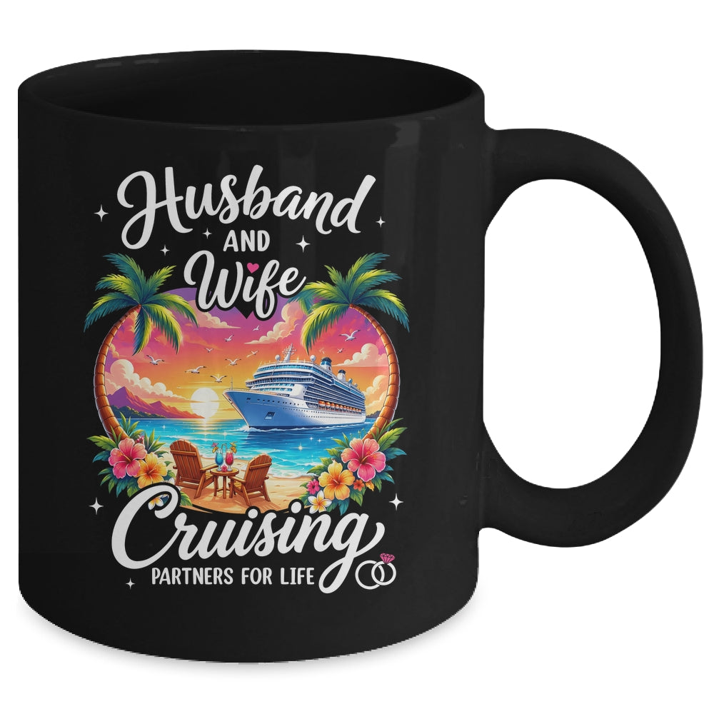 Husband and Wife Cruising Partners for Life Cruise 2026 Mug | teecentury