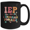 IEP I Encourage Progress Special Education Teacher Graphics Mug | teecentury