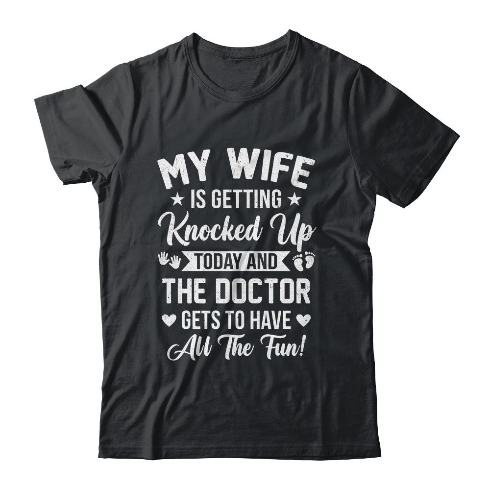 IVF Men Husband Dad Wife Knocked Up For Embryo Transfer Day Shirt & Hoodie | teecentury