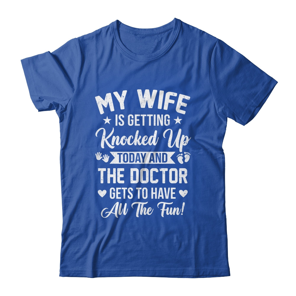 IVF Men Husband Dad Wife Knocked Up For Embryo Transfer Day Shirt & Hoodie | teecentury