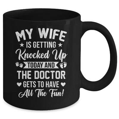 IVF Men Husband Dad Wife Knocked Up For Embryo Transfer Day Mug | teecentury