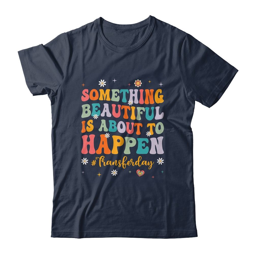 IVF Transfer Day In Vitro Fertilisation Art For Mom Groovy Shirt & Tank Top | teecentury