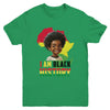 I Am Black History Afro Boy Little Melanin Prince Kids Youth Shirt | teecentury