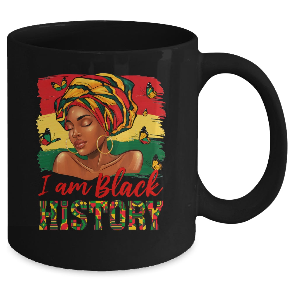 I Am Black History Afro Woman 1865 Vibes Black History Month Mug | teecentury
