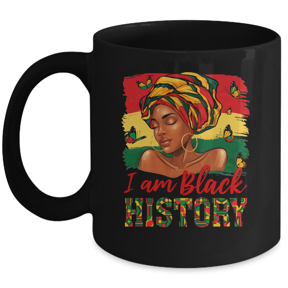 I Am Black History Afro Woman 1865 Vibes Black History Month Mug | teecentury