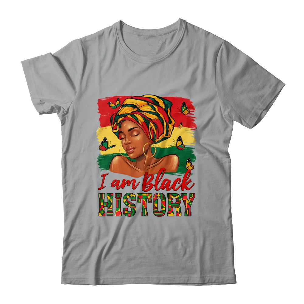 I Am Black History Afro Woman 1865 Vibes Black History Month Shirt & Tank Top | teecentury