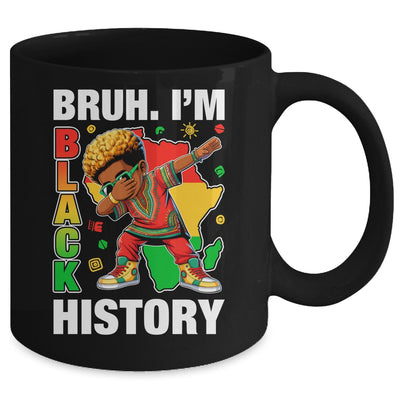 I Am Black History Dabbing Afro Men Boy Black History Month Mug | teecentury
