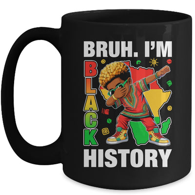 I Am Black History Dabbing Afro Men Boy Black History Month Mug | teecentury