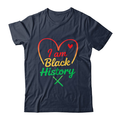 I Am Black History Heart Love African American Women Men Kid Shirt & Tank Top | teecentury