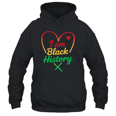 I Am Black History Heart Love African American Women Men Kid Shirt & Tank Top | teecentury