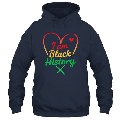 I Am Black History Heart Love African American Women Men Kid Shirt & Tank Top | teecentury
