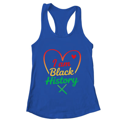 I Am Black History Heart Love African American Women Men Kid Shirt & Tank Top | teecentury