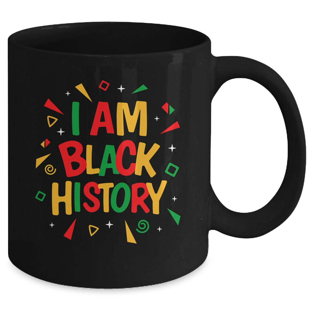 I Am Black History Month African American Boys Girls Kids Mug | teecentury