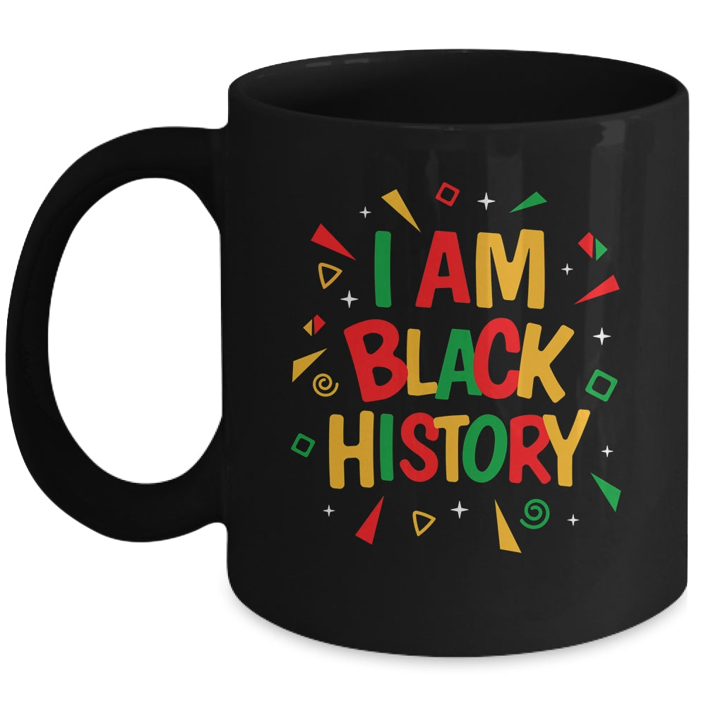 I Am Black History Month African American Boys Girls Kids Mug | teecentury