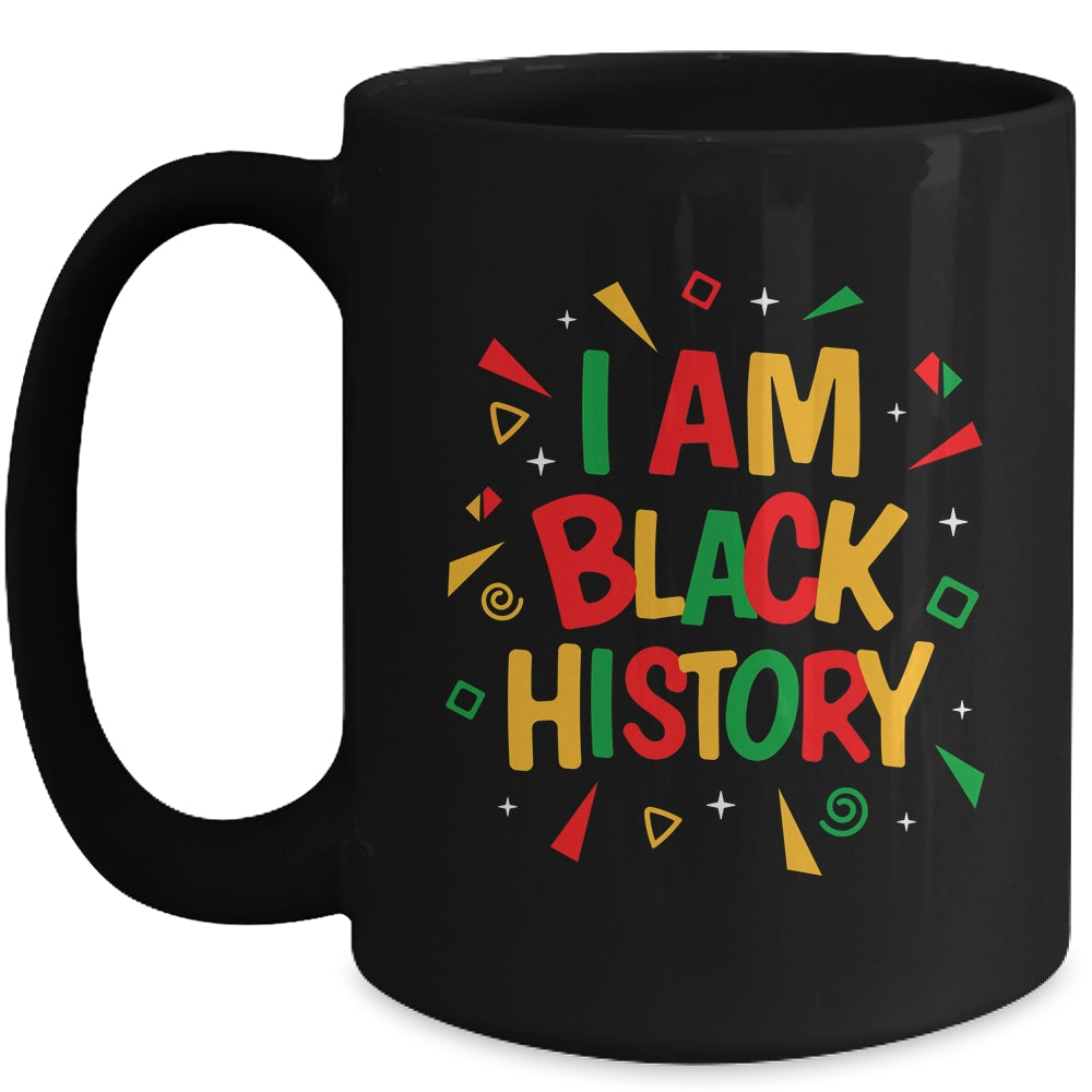 I Am Black History Month African American Boys Girls Kids Mug | teecentury