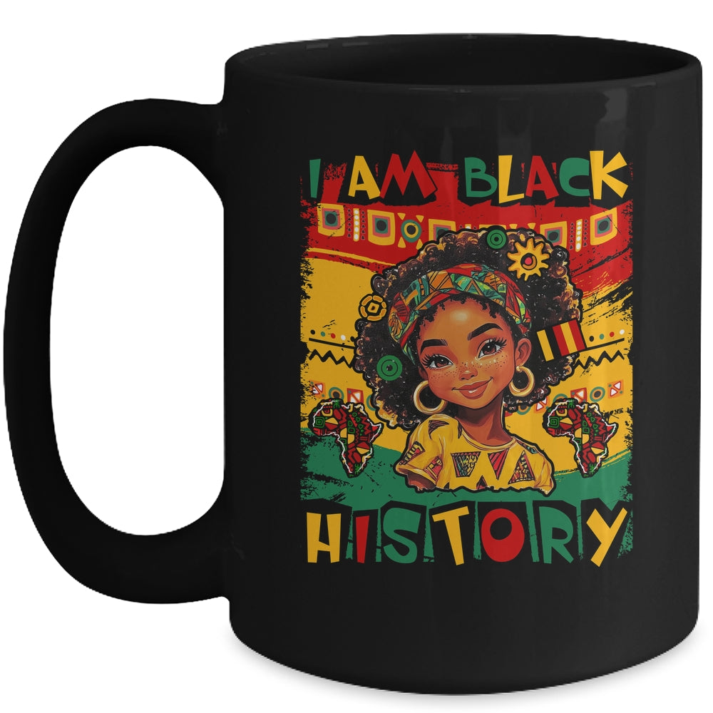 I Am Black History Month Black Melanin Kids Girls African Mug | teecentury