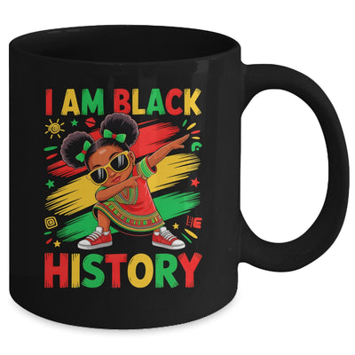 I Am Black History Month Dabbing Girl African Kids Mug | teecentury