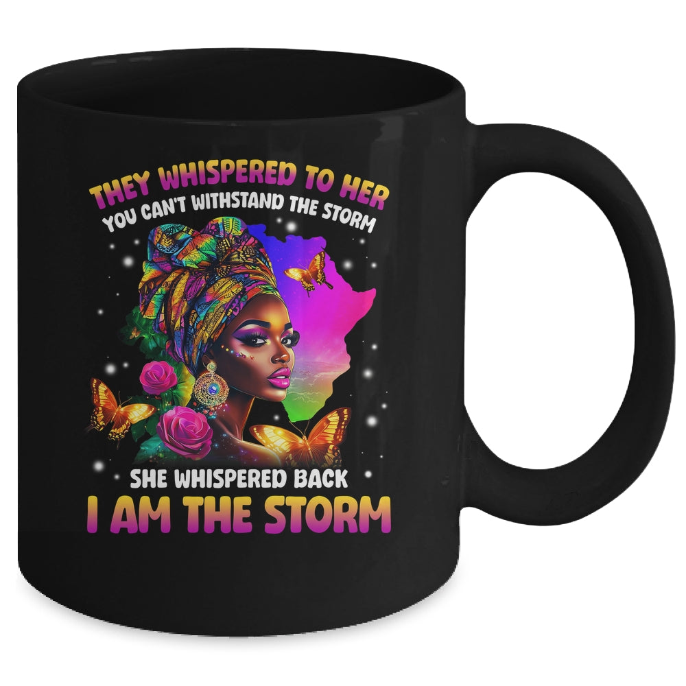 I Am The Storm Inspirational African Black Pride Woman Mug | teecentury
