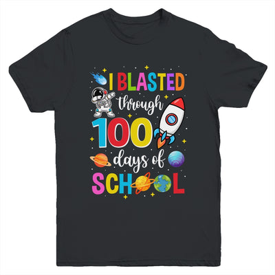 I Blasted Through 100 Days Of School 100th Day Teacher Kids Youth Shirt | teecentury