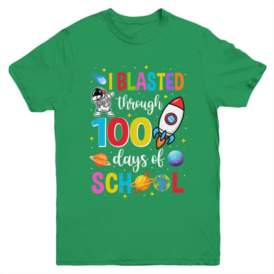 I Blasted Through 100 Days Of School 100th Day Teacher Kids Youth Shirt | teecentury