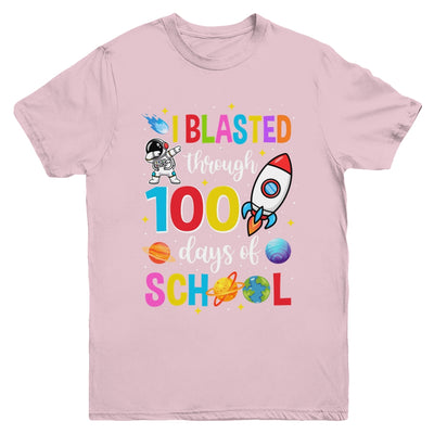 I Blasted Through 100 Days Of School 100th Day Teacher Kids Youth Shirt | teecentury