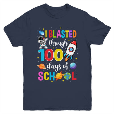 I Blasted Through 100 Days Of School 100th Day Teacher Kids Youth Shirt | teecentury