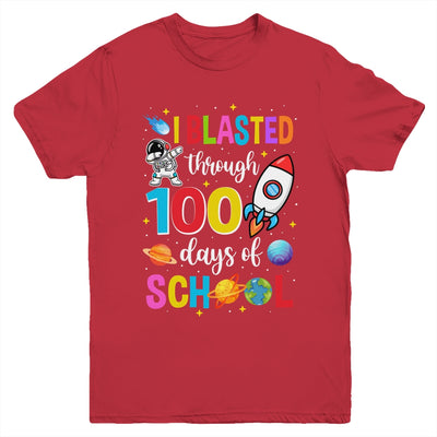 I Blasted Through 100 Days Of School 100th Day Teacher Kids Youth Shirt | teecentury