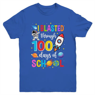 I Blasted Through 100 Days Of School 100th Day Teacher Kids Youth Shirt | teecentury