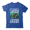 I Came I Mowed I Kicked Grass Funny Lawn Mowing Gardener Shirt & Tank Top | teecentury