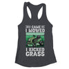 I Came I Mowed I Kicked Grass Funny Lawn Mowing Gardener Shirt & Tank Top | teecentury