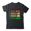 I Came I Mowed I Kicked Grass Lawn Mowing Gardener Men Women Shirt & Tank Top | teecentury