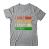 I Came I Mowed I Kicked Grass Lawn Mowing Gardener Men Women Shirt & Tank Top | teecentury