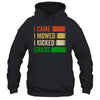 I Came I Mowed I Kicked Grass Lawn Mowing Gardener Men Women Shirt & Tank Top | teecentury