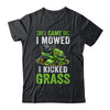 I Came I Mowed I Kicked Grass Riding Mower Mowing Dad Men Shirt & Tank Top | teecentury