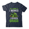 I Came I Mowed I Kicked Grass Riding Mower Mowing Dad Men Shirt & Tank Top | teecentury