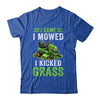 I Came I Mowed I Kicked Grass Riding Mower Mowing Dad Men Shirt & Tank Top | teecentury