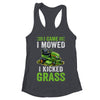 I Came I Mowed I Kicked Grass Riding Mower Mowing Dad Men Shirt & Tank Top | teecentury