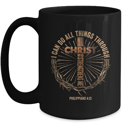 I Can Do All Things Through Christ Jesus Men Christian Mug | teecentury