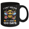 I Can't Believe Its Been 100 Days Funny Bee 100th Day School Mug | teecentury