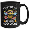 I Can't Believe Its Been 100 Days Funny Bee 100th Day School Mug | teecentury