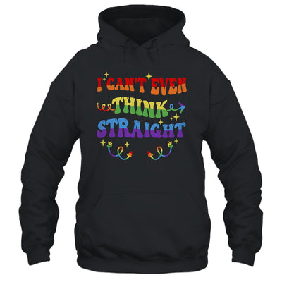 I Cant Even Think Straight Funny LGBTQ Gay Pride Shirt & Hoodie | teecentury