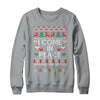 I Come In Peace I'm Peace Matching Couple Ugly Christmas Shirt & Sweatshirt | teecentury