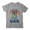 I Created A Monster He Call Me Dad Softball Baseball Retro Shirt & Hoodie | teecentury